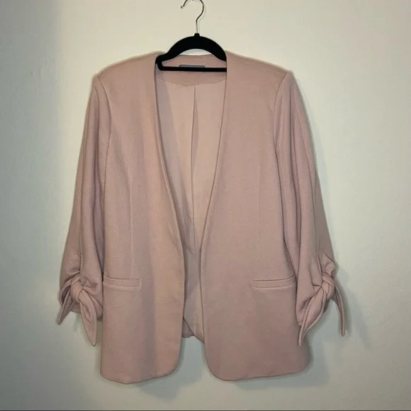 Olivia Moon Tie Sleeve Blazer - Picture 2 of 6